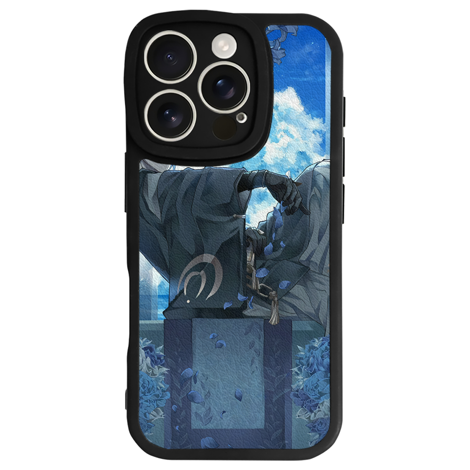 （画像用） 刀剣乱舞 Touken Ranbu 【iPhone 16シリーズ対応】シリコンスマホケース（レザー調） 材質：シリコン